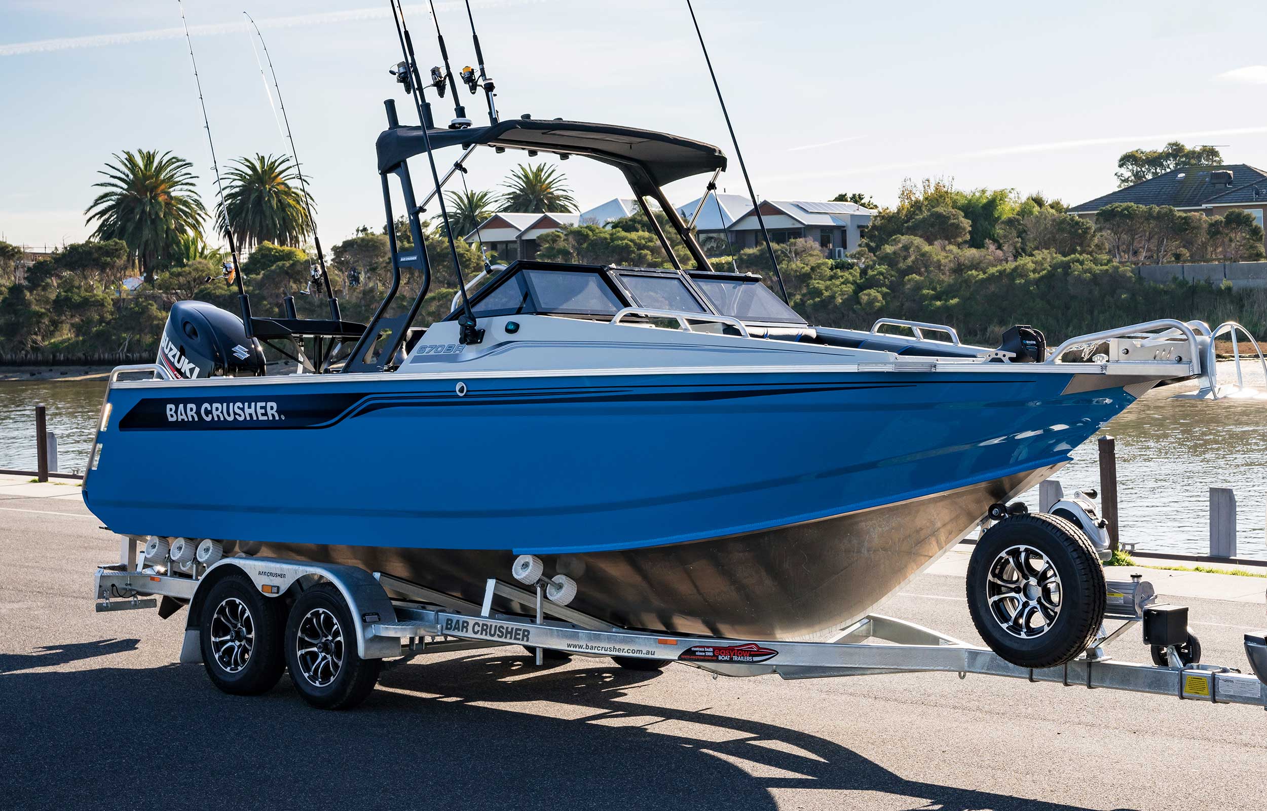 670BR - Plate Aluminium Fishing Boat | Bar Crusher Boats