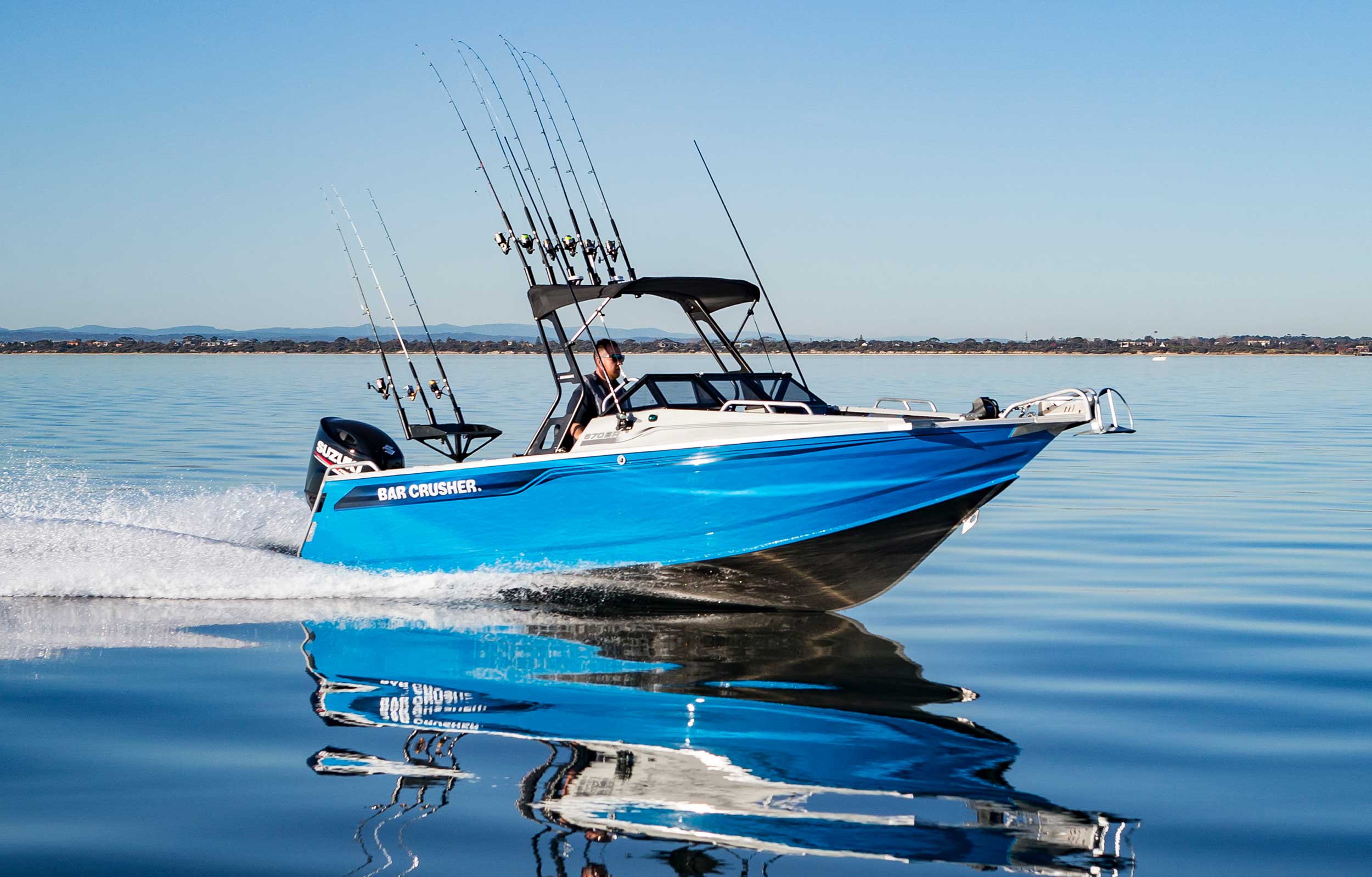 670BR - Plate Aluminium Fishing Boat | Bar Crusher Boats